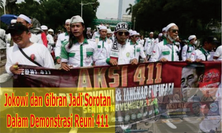 Aksi Reuni 411: Ormas Islam Tuntut Jokowi Diadili dan Gibran Dikenakan Sanksi