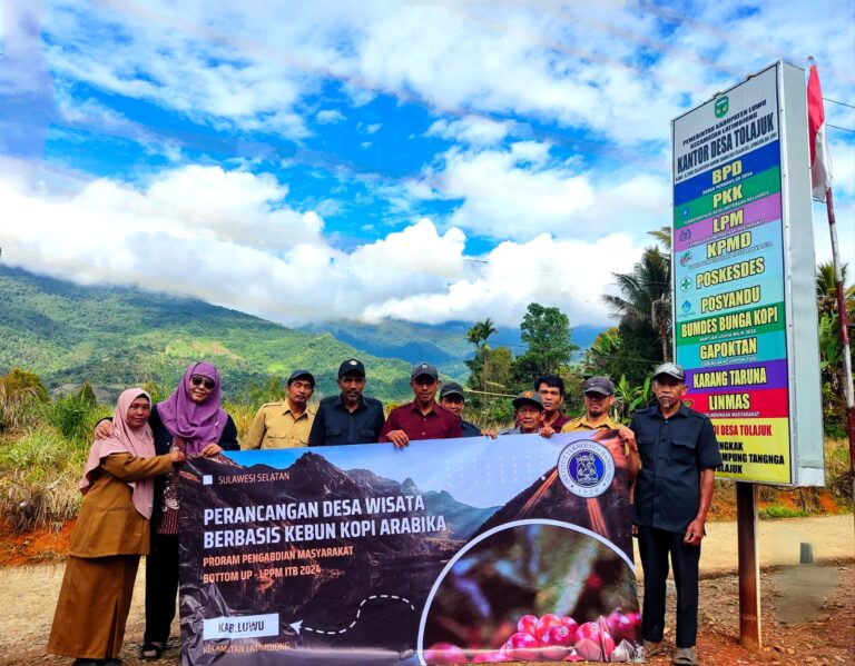 Tim P2D ITB Dukung Pengembangan Desa Wisata Berbasis Kopi di Tolajuk Sulawesi Selatan