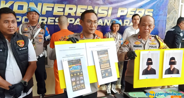 Polres Pangandaran Tangkap 4 Pelaku Admin Judi Online