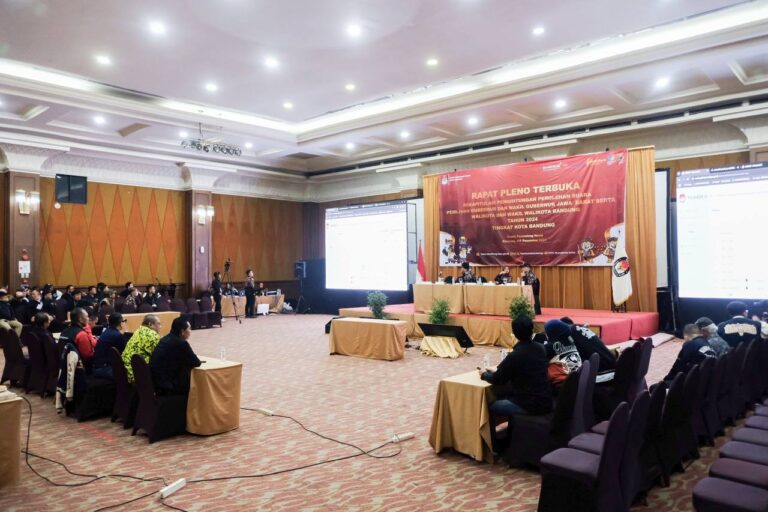 KPU Kota Bandung Sukses Gelar Rapat Pleno Terbuka Rekapitulasi Suara Pilkada Kota Bandung 2024