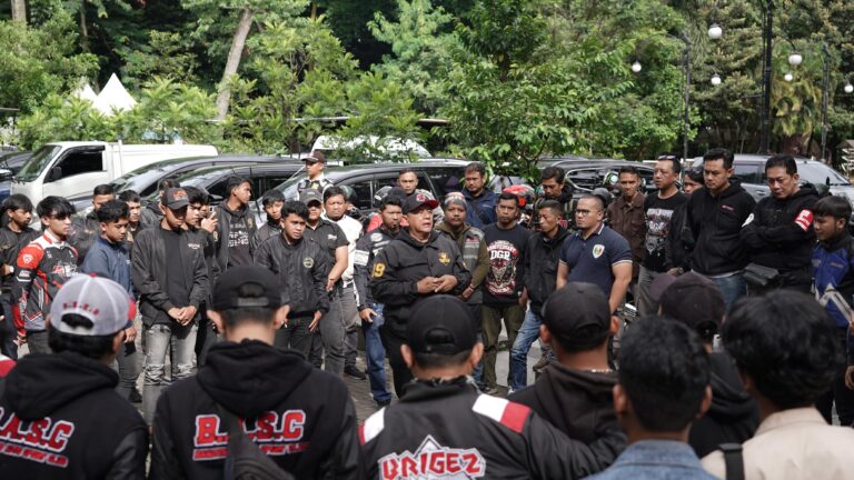 27 Komunitas Motor Siap Jaga Kota Bandung Kondusif