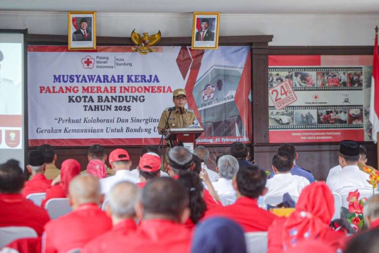 Pemkot Bandung Dukung Penuh Program Kemanusiaan PMI Kota Bandung