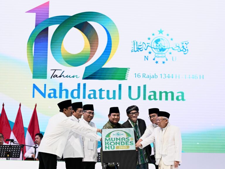 Prabowo Subianto Apresiasi Moderasi NU dalam Menjaga Persatuan Nasional