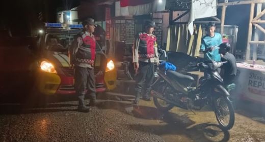 Polsek Kawali Gencarkan Patroli Malam Antisipasi Kejahatan Saat Libur Lebaran 2025