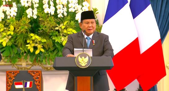 Prabowo-Macron Sepakat Dorong Kemerdekaan Palestina dan Pengakuan Israel
