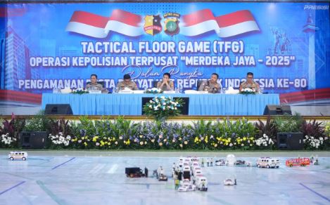 Kakorlantas Pimpin TFG Merdeka Jaya 2025, Pastikan Keamanan HUT RI Berjalan Lancar